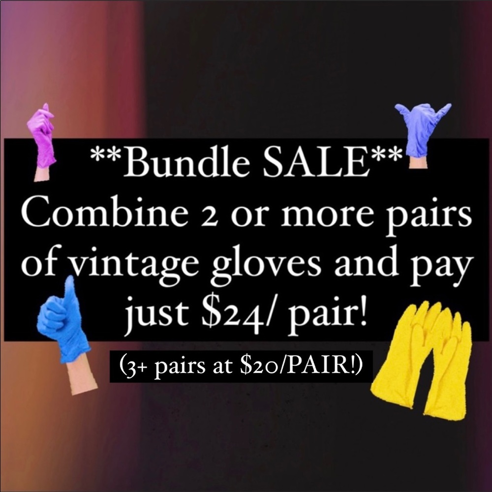 Vintage Gloves Bundle Sale